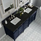 Brittany 72" Double Vanity, Victory Blue, w/ 3 CM Phantome Eclos Top