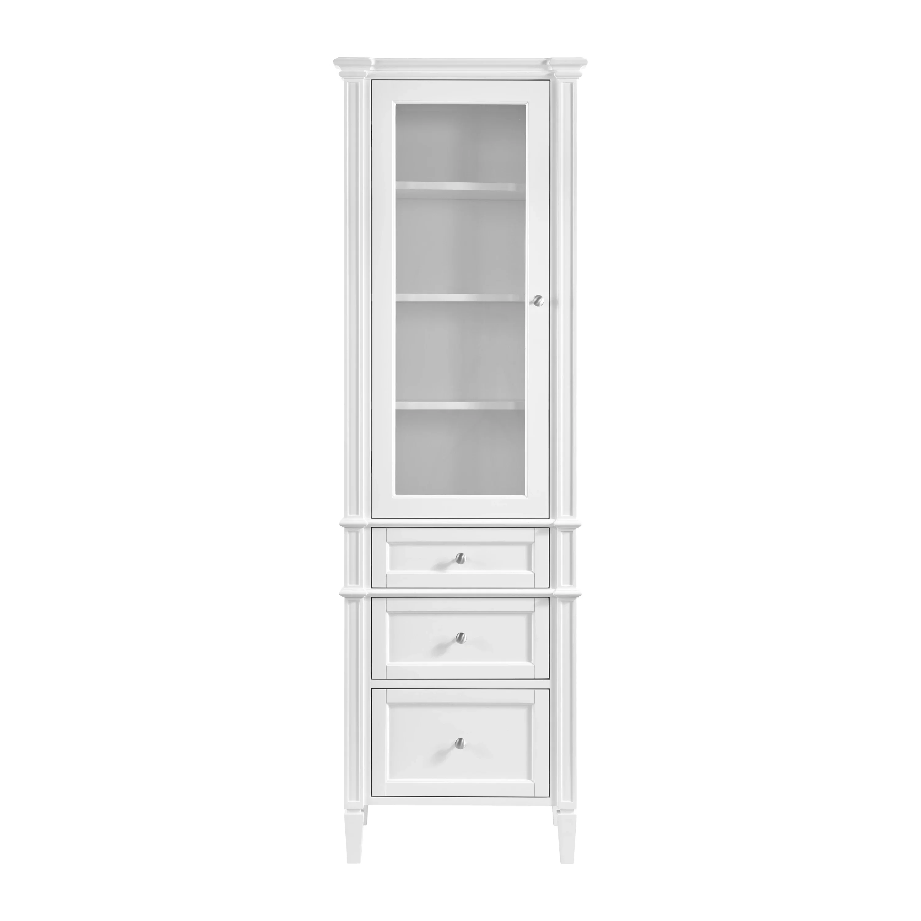 Brittany Linen Cabinet, Bright White
