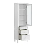 Brittany Linen Cabinet, Bright White