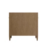 Brittany 36" Single Vanity, Pecan w/ 3 CM Lime Delight Silestone Top