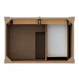 Brittany 36" Single Vanity, Pecan w/ 3 CM Phantome Eclos Top