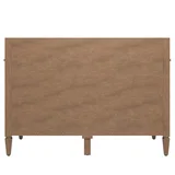 Brittany 48" Single Vanity, Pecan w/ 3 CM Ethereal Noctis Silestone Top