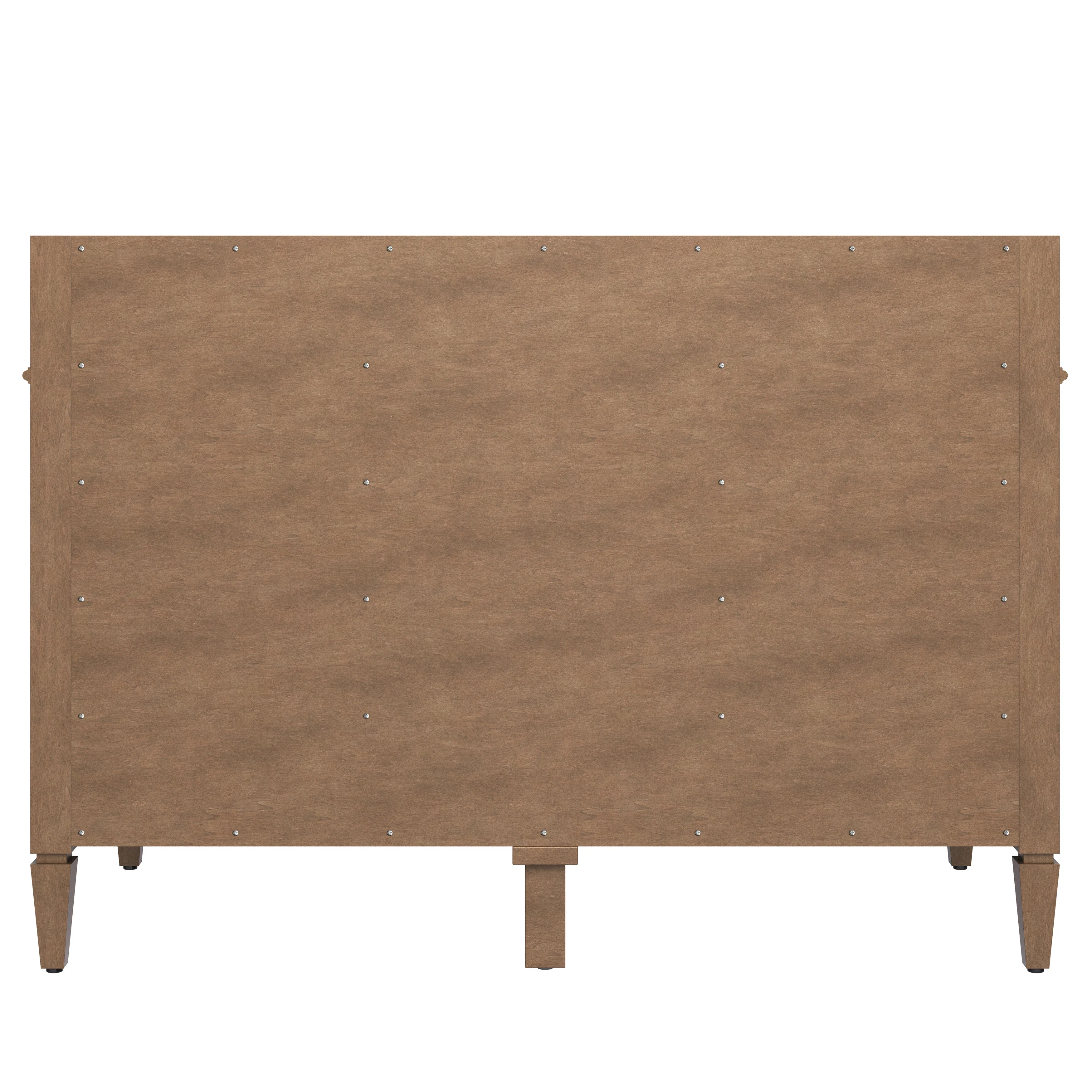 Brittany 48" Single Vanity, Pecan w/ 3 CM Siberian Silestone Top