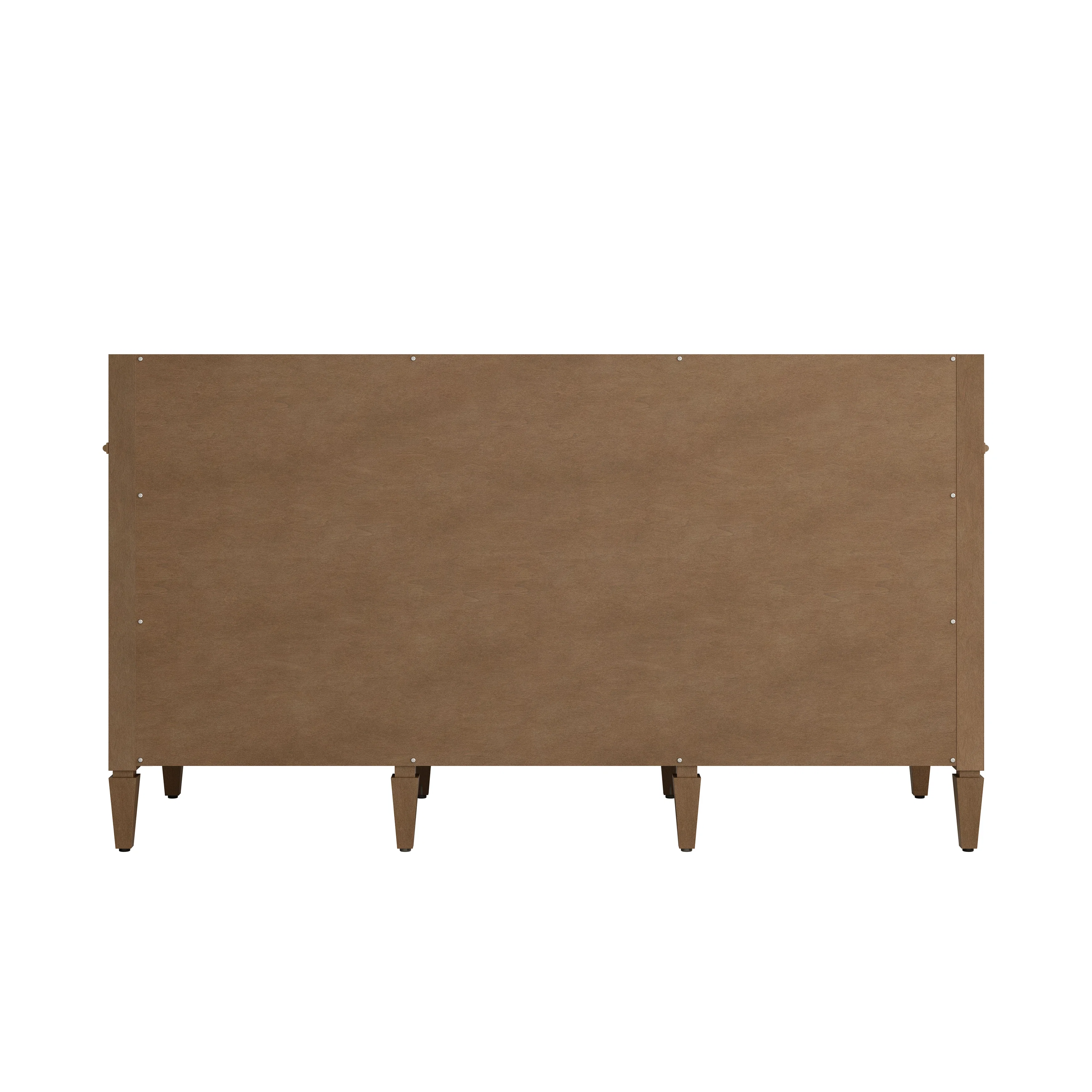 Brittany 60" Single Vanity, Pecan w/ 3 CM Eternal Jasmine Pearl Silestone Top