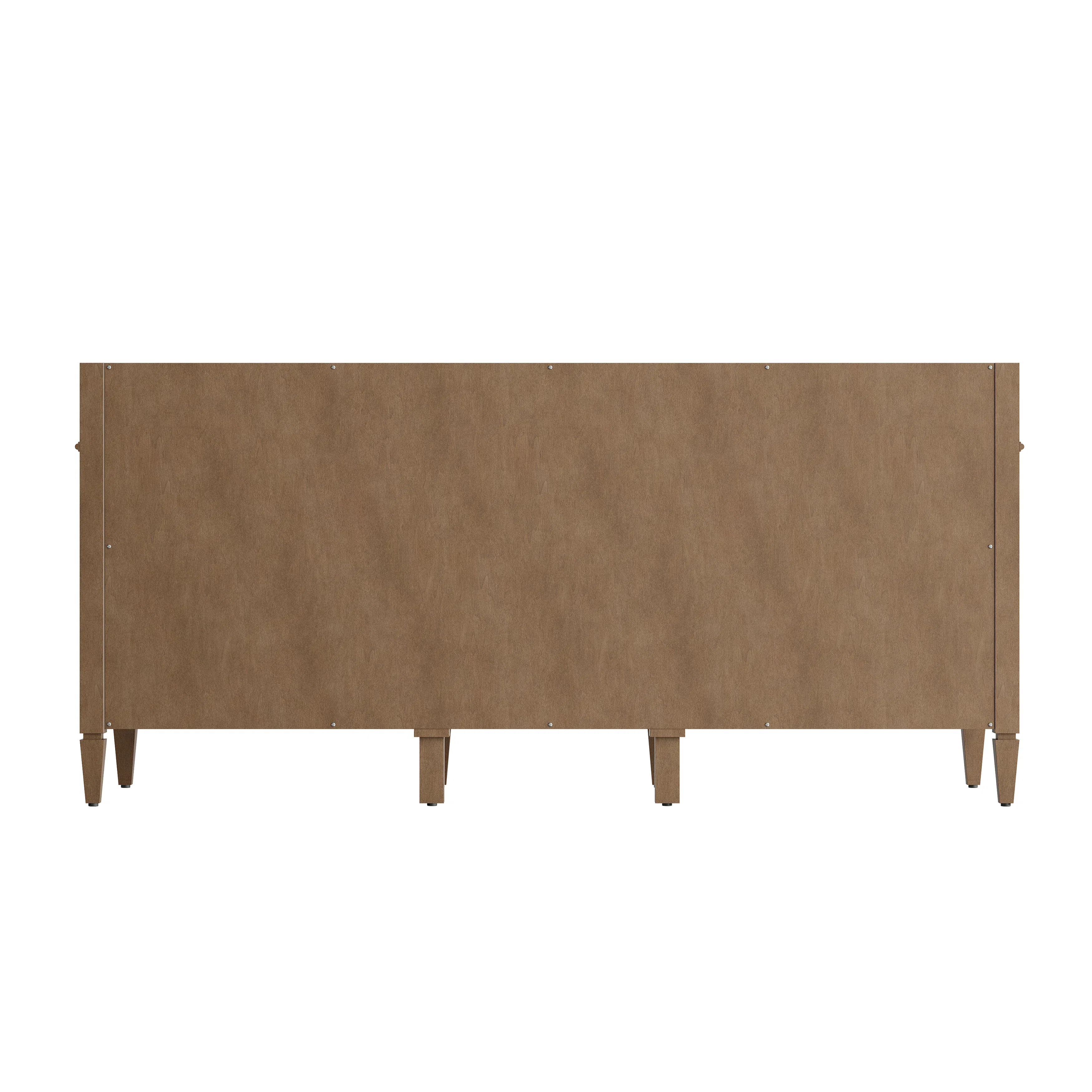 Brittany 72" Double Vanity, Pecan w/ 3 CM Parisien Bleu Silestone Top