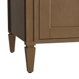 Brittany 72" Double Vanity, Pecan w/ 3 CM Tajnar Eclos Top