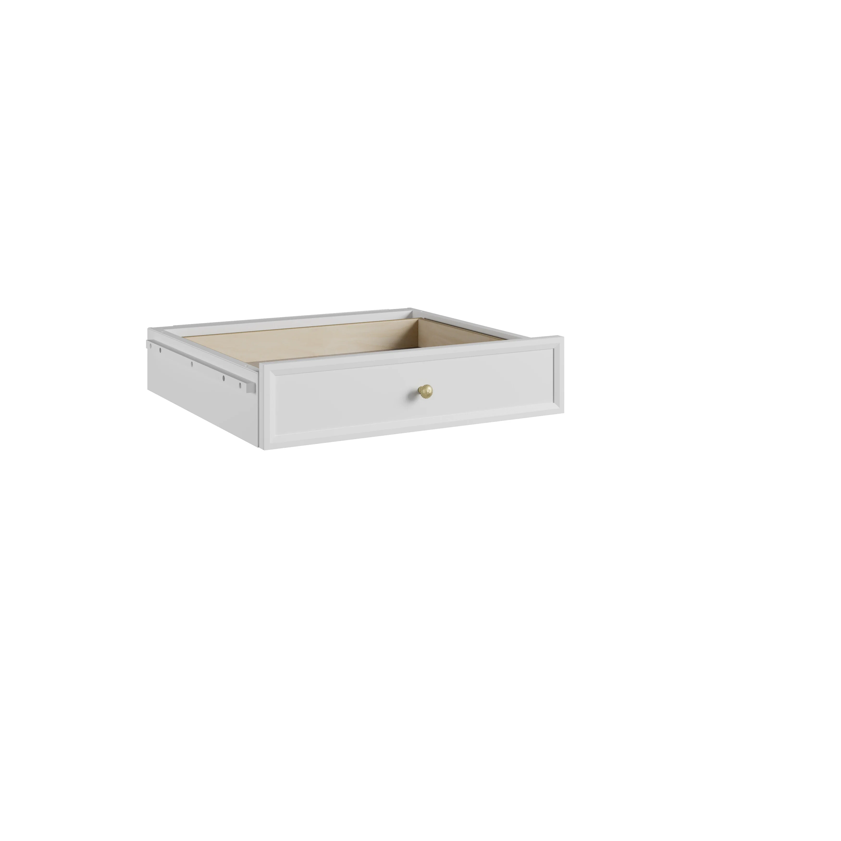 Bellshire 24" Drawer Unit, Bright White w/ 3 CM Charcoal Soapstone Silestone Top