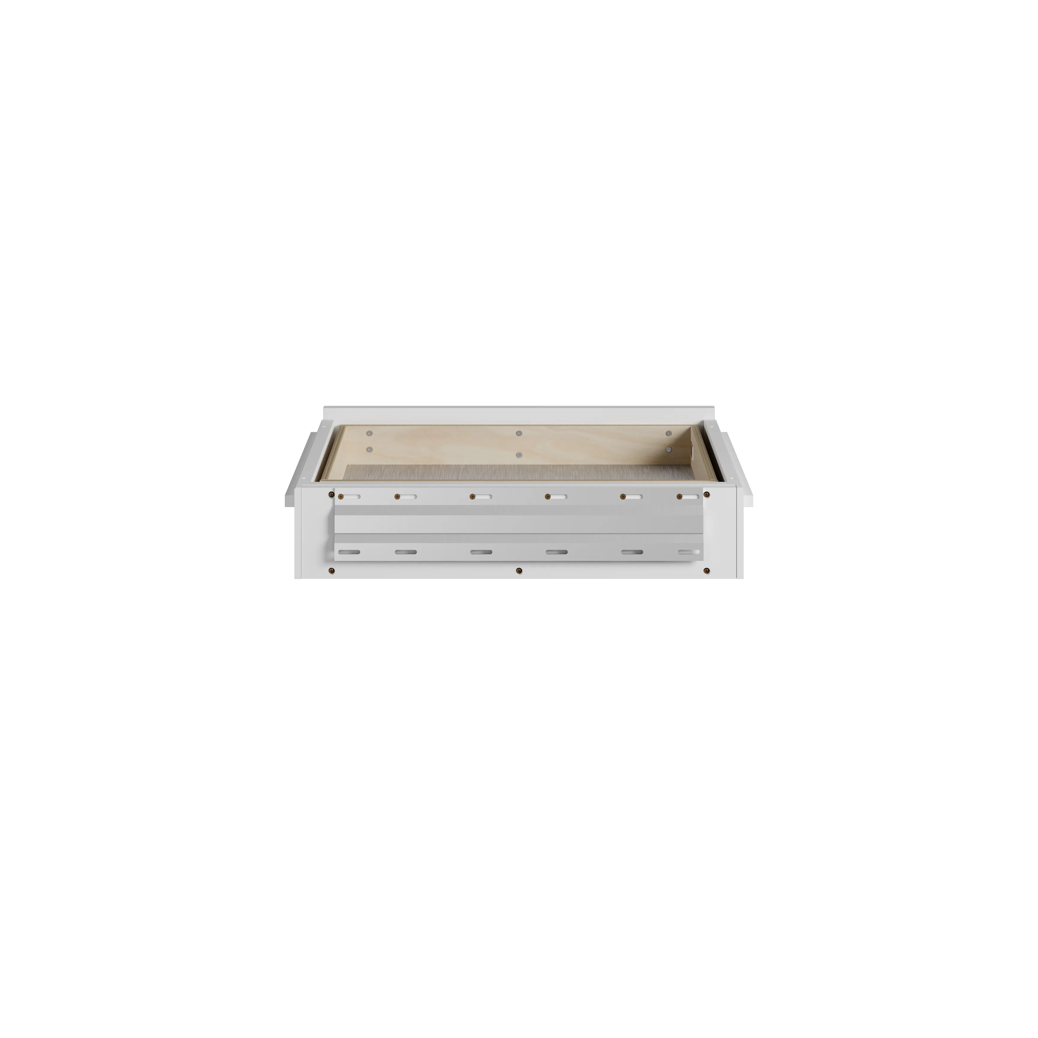 Bellshire 24" Drawer Unit, Bright White w/ 3 CM Charcoal Soapstone Silestone Top