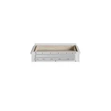 Bellshire 24" Drawer Unit, Bright White w/ 3 CM Charcoal Soapstone Silestone Top
