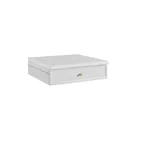 Bellshire 24" Drawer Unit, Bright White w/ 3 CM Charcoal Soapstone Silestone Top
