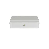 Bellshire 24" Drawer Unit, Bright White w/ 3 CM Lime Delight Silestone Top