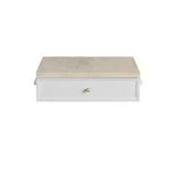 Bellshire 24" Drawer Unit, Bright White w/ 3 CM Tajnar Eclos Top