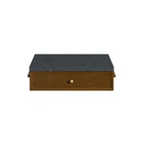 Bellshire 24" Drawer Unit, Honey Oak w/ 3 CM Charcoal Soapstone Silestone Top