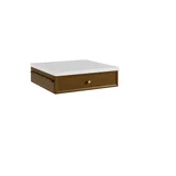Bellshire 24" Drawer Unit, Honey Oak w/ 3 CM Ethereal Noctis Silestone Top