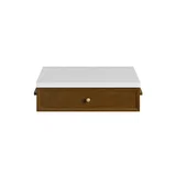 Bellshire 24" Drawer Unit, Honey Oak w/ 3 CM White Zeus Silestone Top