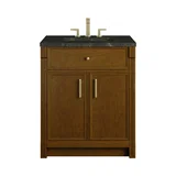 Bellshire 30" Single Vanity, Honey Oak w/ 3 CM Phantome Eclos Top