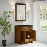 Bellshire 30" Single Vanity, Honey Oak w/ 3 CM Phantome Eclos Top