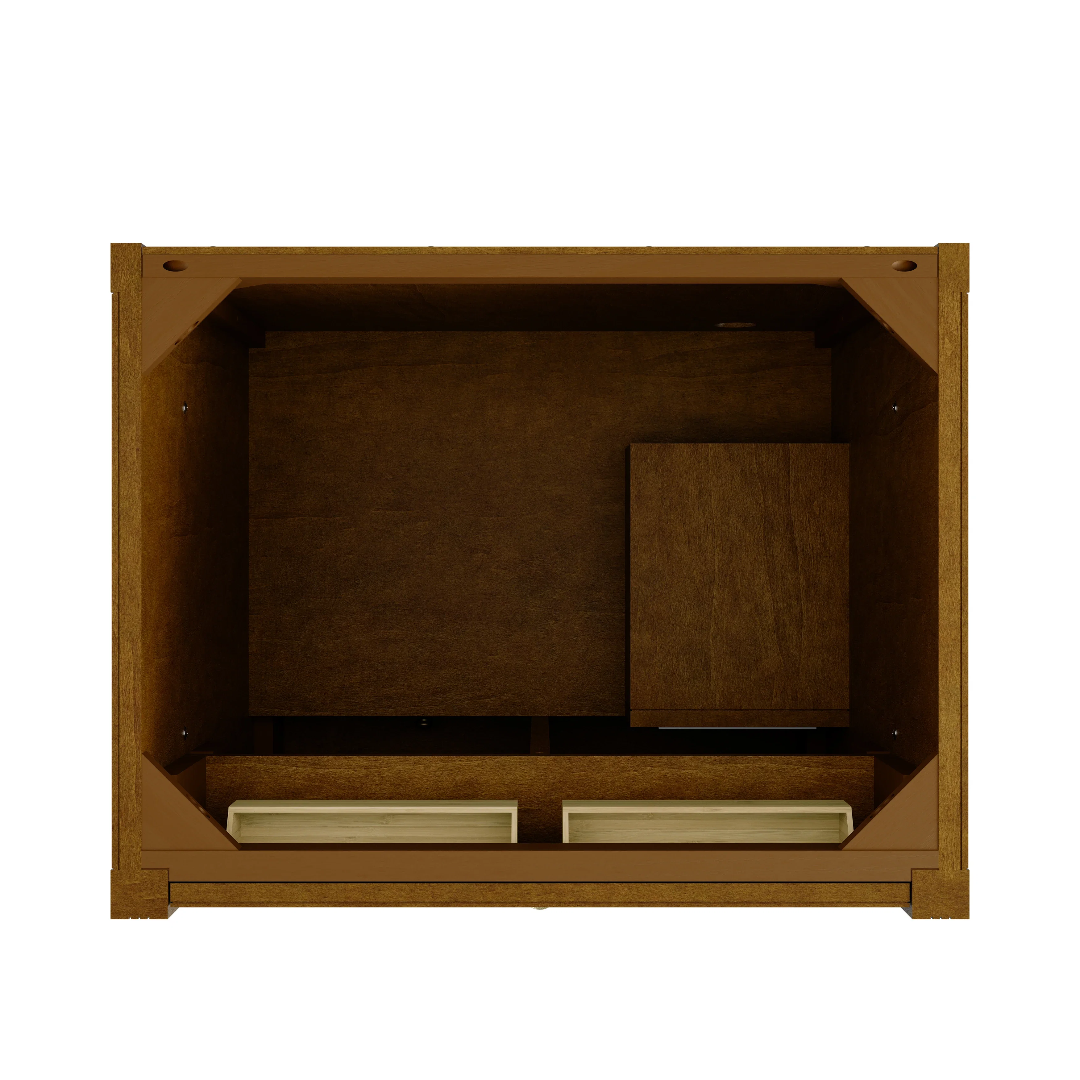 Bellshire 30" Single Vanity Cabinet, Honey Oak