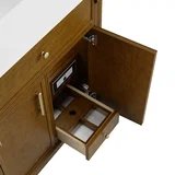 Bellshire 30" Single Vanity Cabinet, Honey Oak