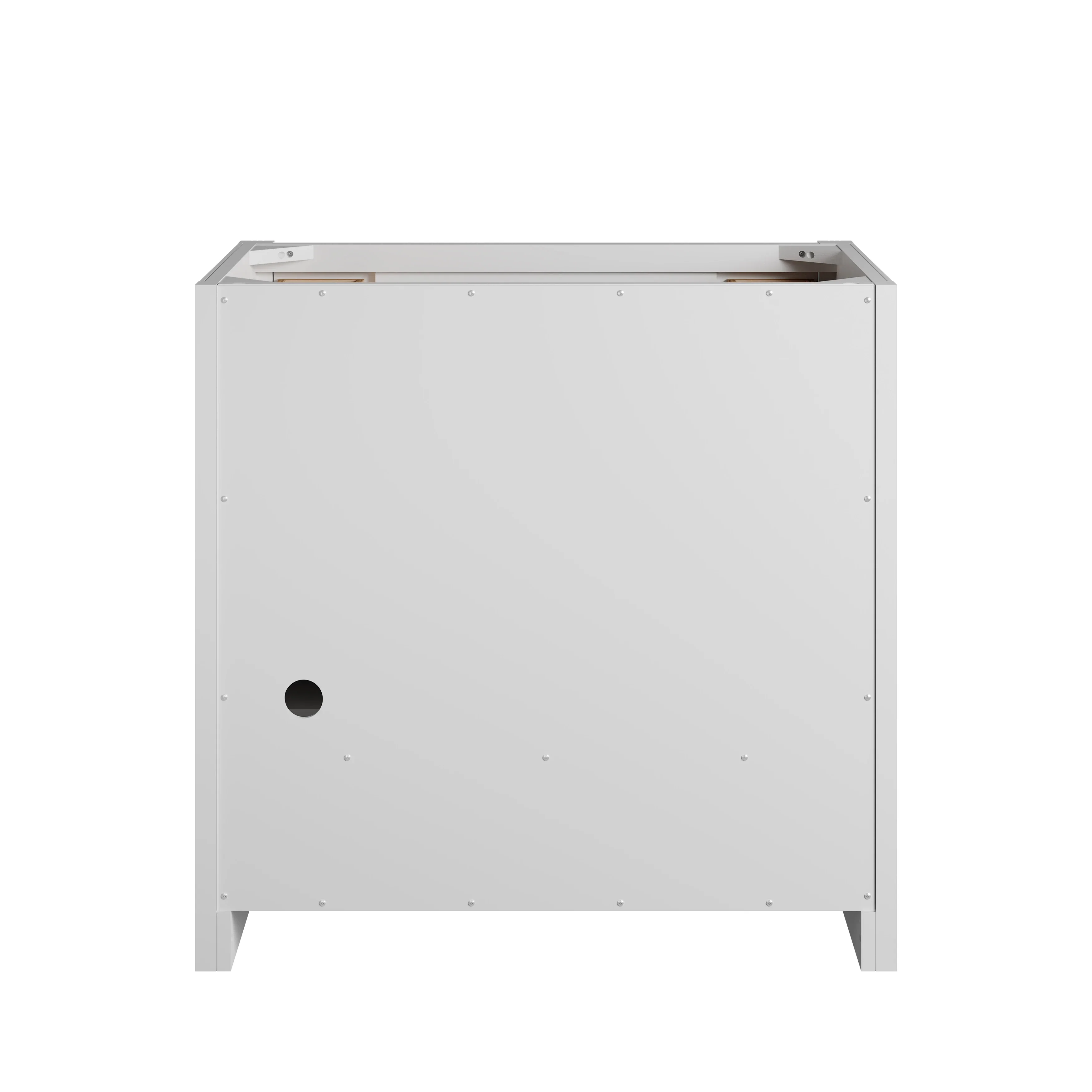Bellshire 36" Single Vanity, Bright White w/ 3 CM Phantome Eclos Top