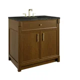 Bellshire 36" Single Vanity, Honey Oak w/ 3 CM Phantome Eclos Top