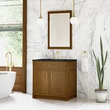 Bellshire 36" Single Vanity, Honey Oak w/ 3 CM Phantome Eclos Top