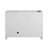 Bellshire 48" Single Vanity, Bright White w/ 3 CM Siberian Silestone Top