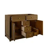 Bellshire 48" Single Vanity Cabinet, Honey Oak