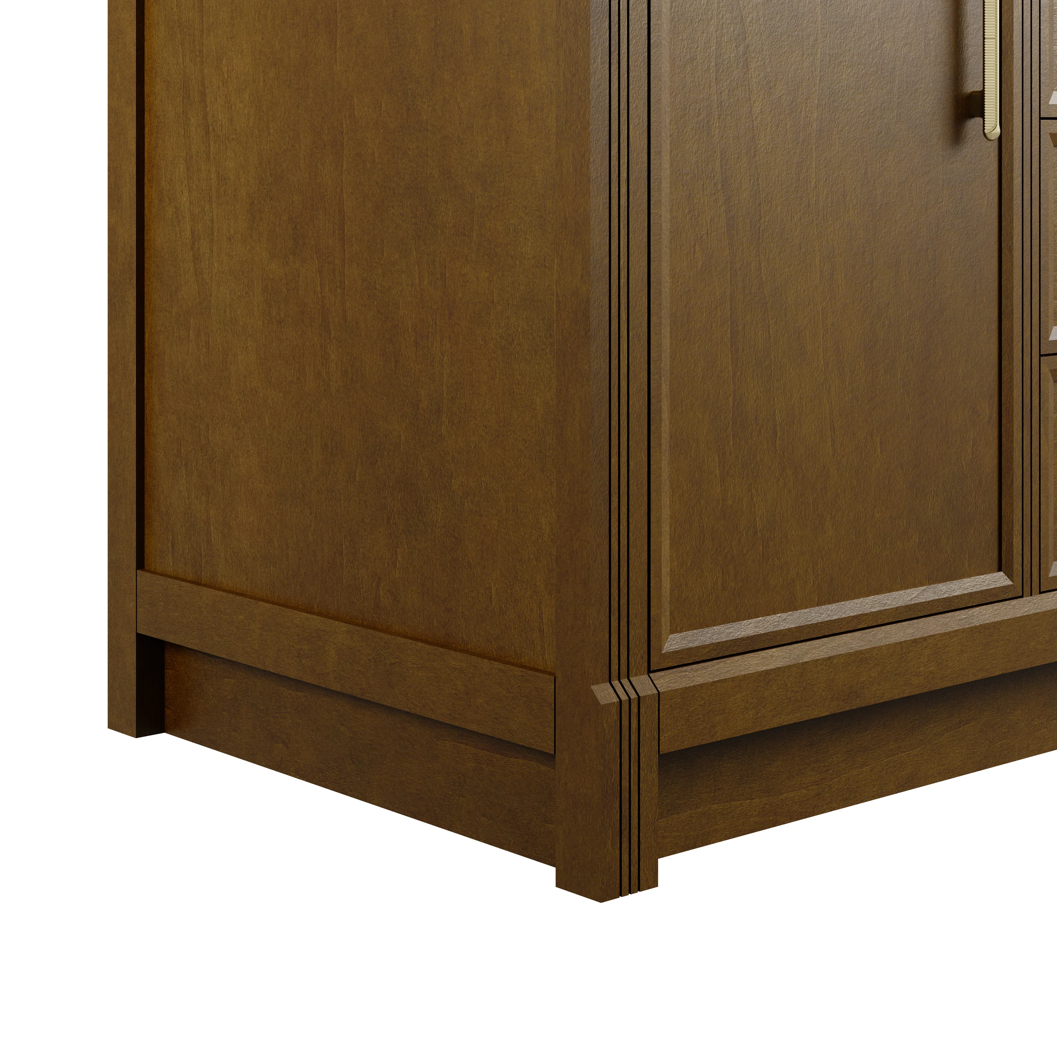 Bellshire 48" Single Vanity Cabinet, Honey Oak