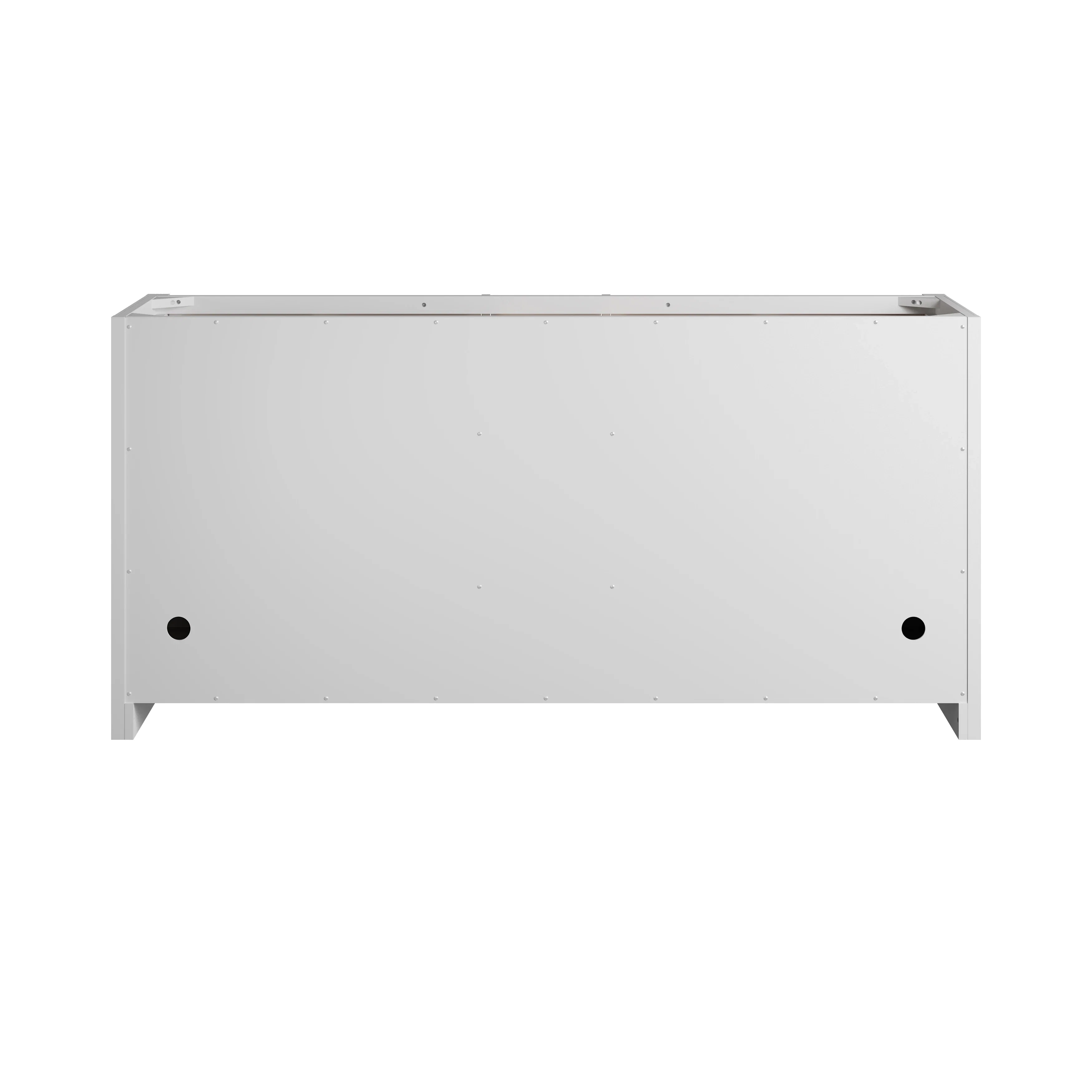 Bellshire 72" Double Vanity Cabinet, Bright White