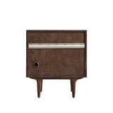 Amberly 30" Single Vanity, Mid-Century Walnut, w/ 3 CM Phantome Eclos Top