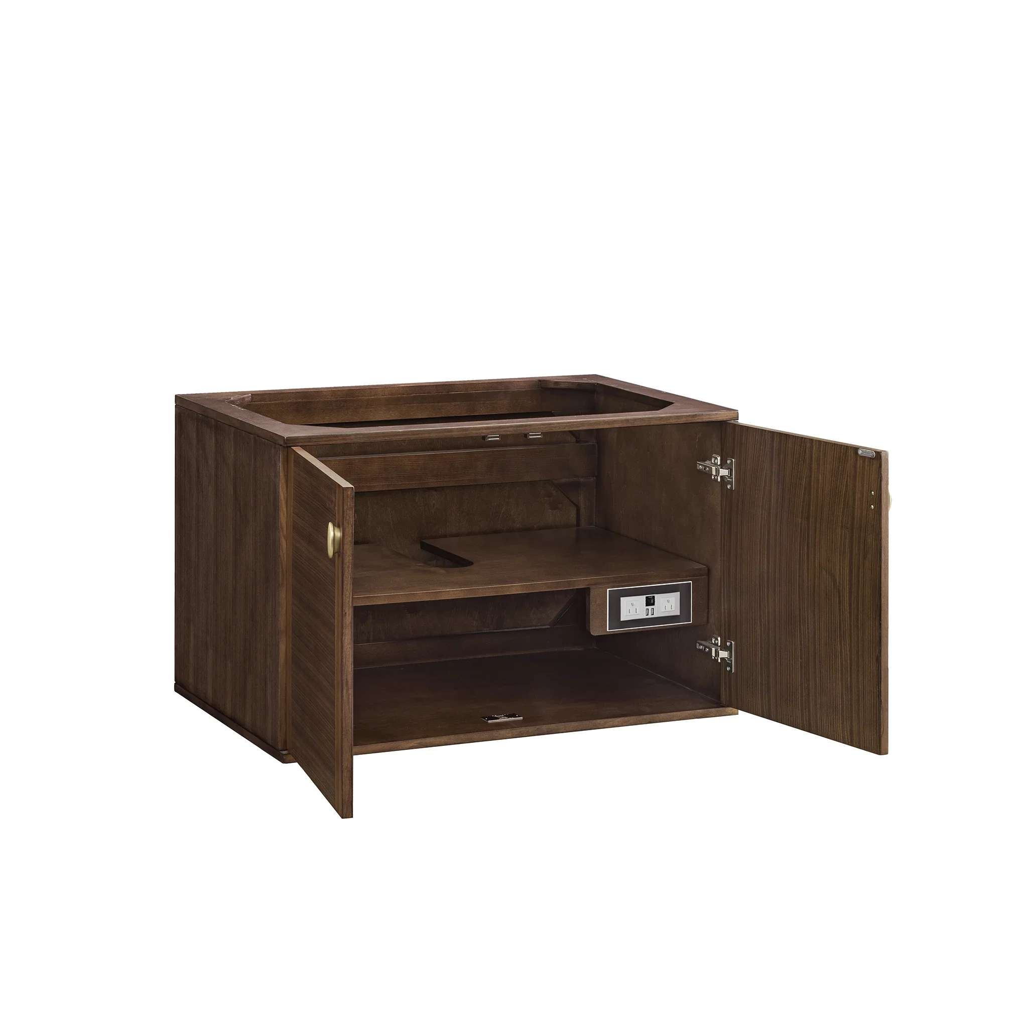 Amberly 36" Single Vanity, Mid-Century Walnut w/ 3 CM Lime Delight Top