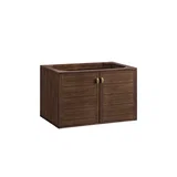 Amberly 36" Single Vanity, Mid-Century Walnut w/ 3 CM Parisien Bleu Top