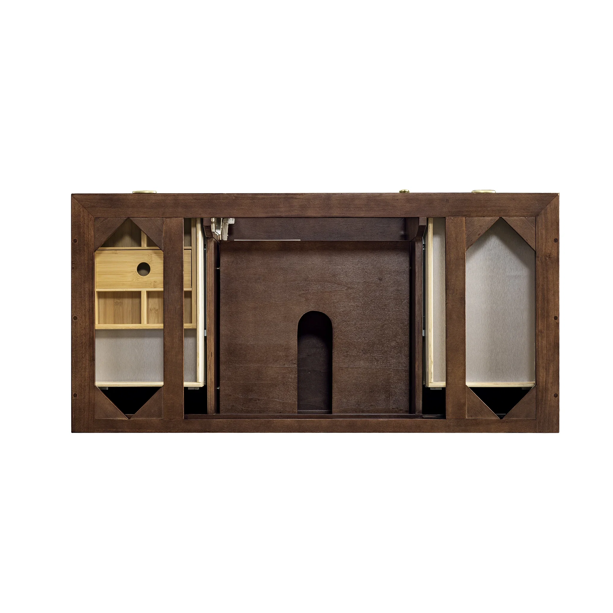 Amberly 48" Single Vanity Cabinet, Mid-Century Walnut