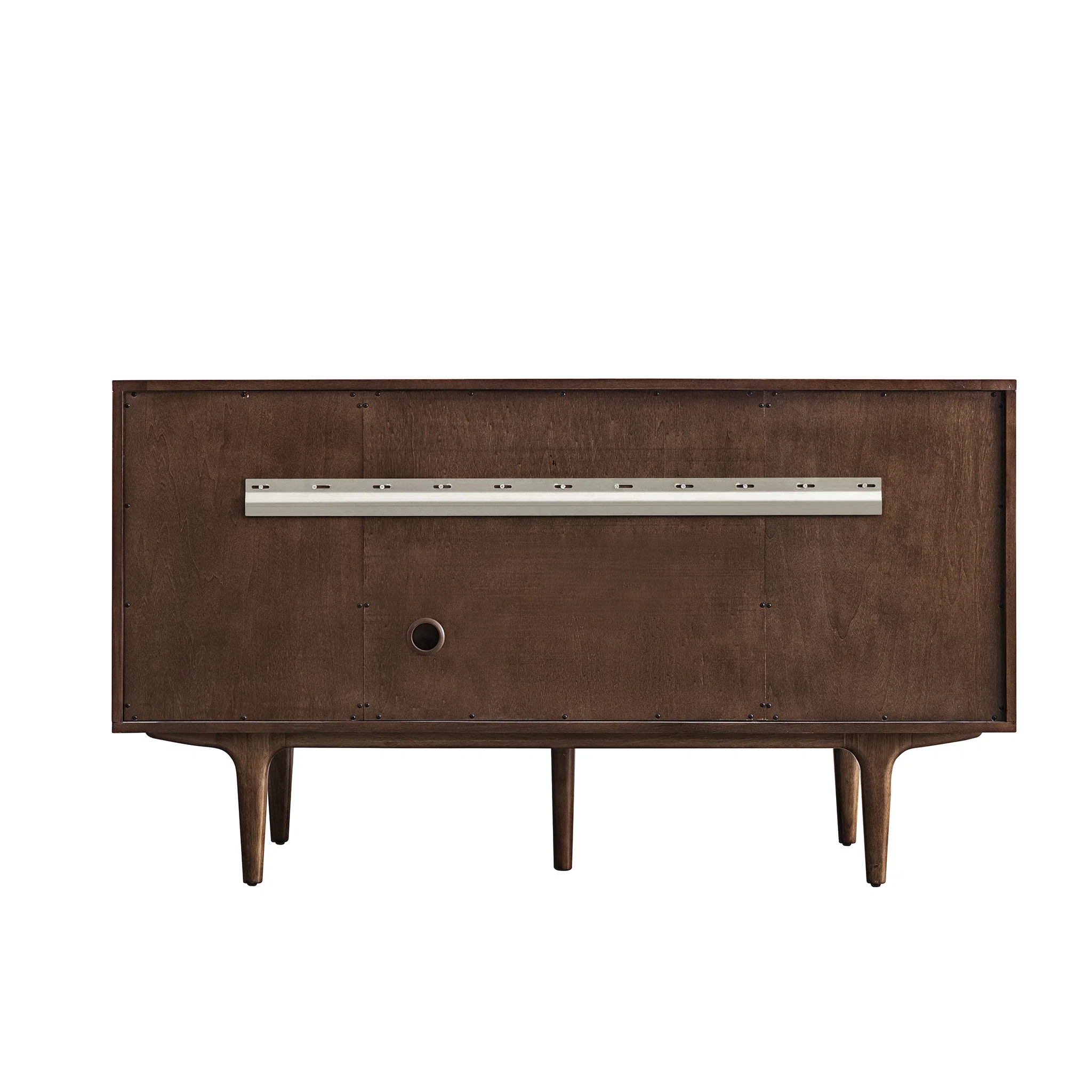 Amberly 60" Single Vanity, Mid-Century Walnut w/ 3 CM White Zeus Top
