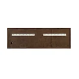 Amberly 72" Double Vanity, Mid-Century Walnut, w/ 3 CM Siberian Silestone Top w/FreePower Wireless Charger
