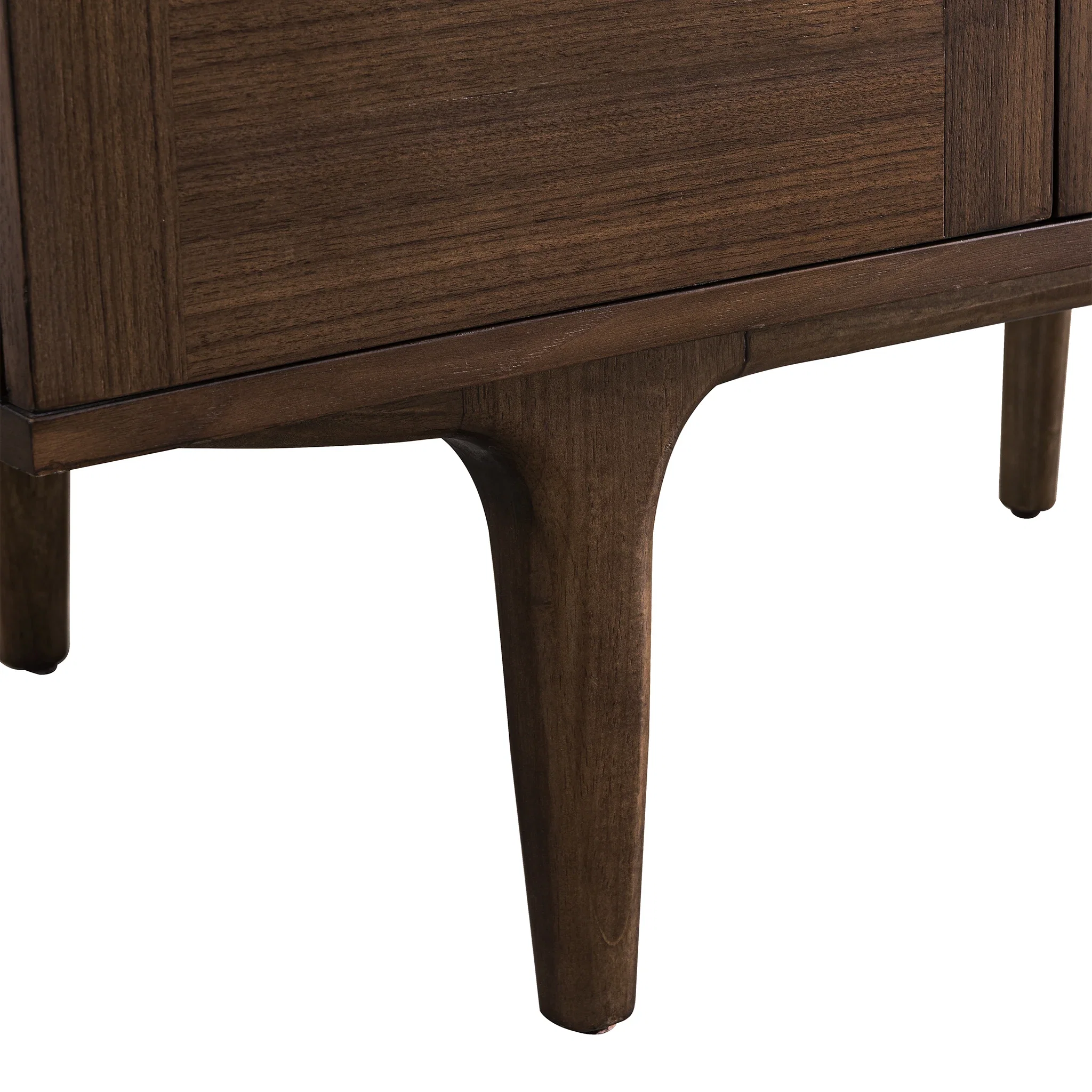 Amberly 72" Double Vanity, Mid-Century Walnut, w/ 3 CM Siberian Silestone Top w/FreePower Wireless Charger