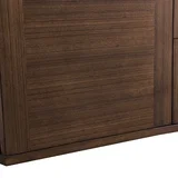 Amberly 72" Double Vanity, Mid-Century Walnut, w/ 3 CM Siberian Silestone Top w/FreePower Wireless Charger