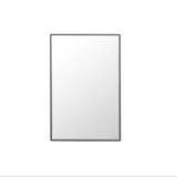 Rohe 26" Rectangular Mirror, Matte Black