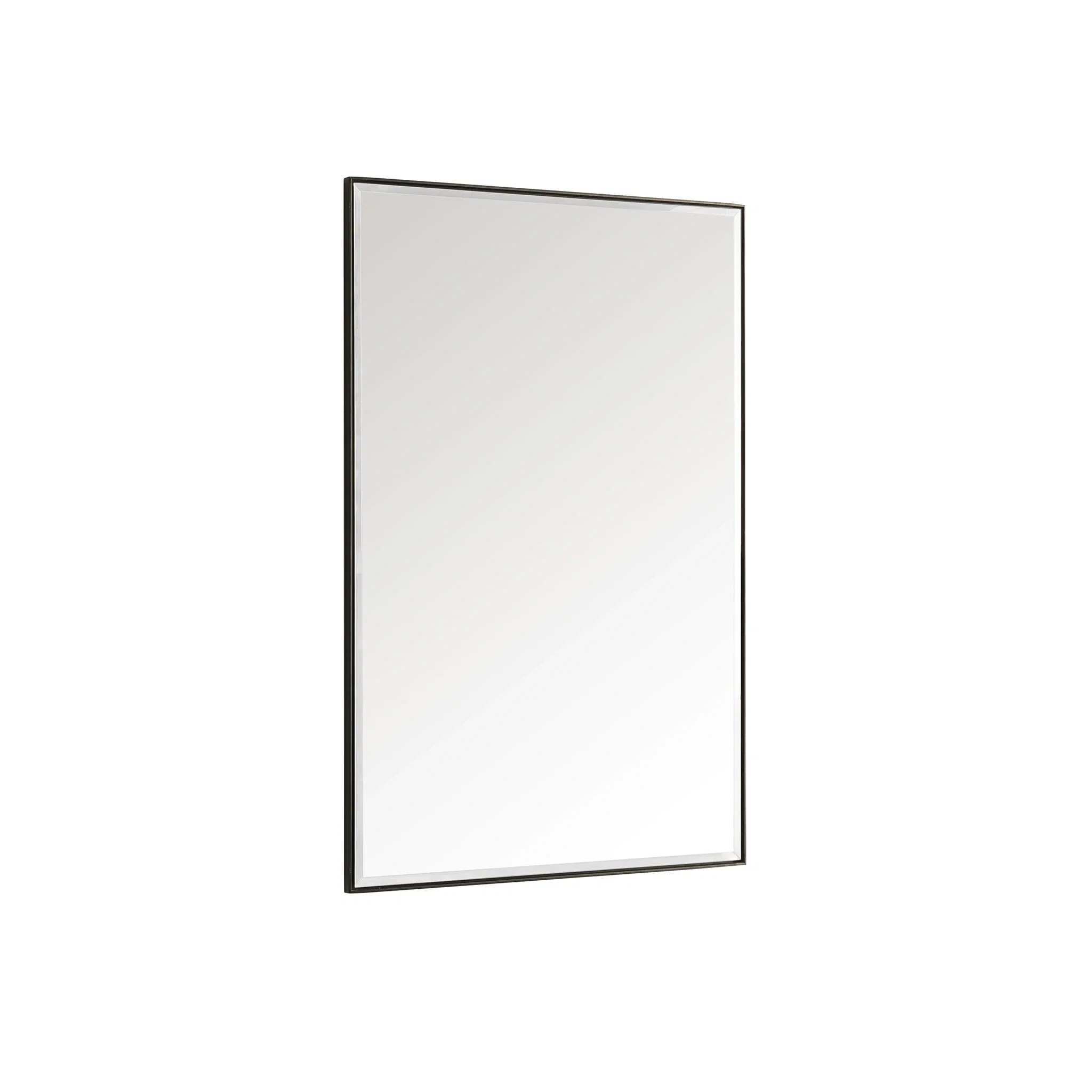 Rohe 26" Rectangular Mirror, Matte Black