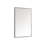 Rohe 26" Rectangular Mirror, Matte Black