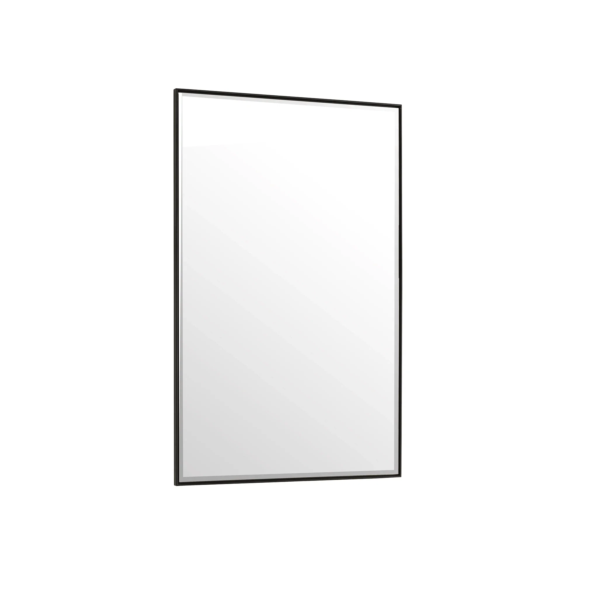 Rohe 26" Rectangular Mirror, Matte Black