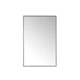 Rohe 26" Rectangular Mirror, Satin Nickel