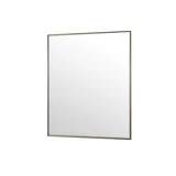 Rohe 36" Rectangular Mirror, Champagne Brass