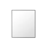 Rohe 36" Rectangular Mirror, Matte Black