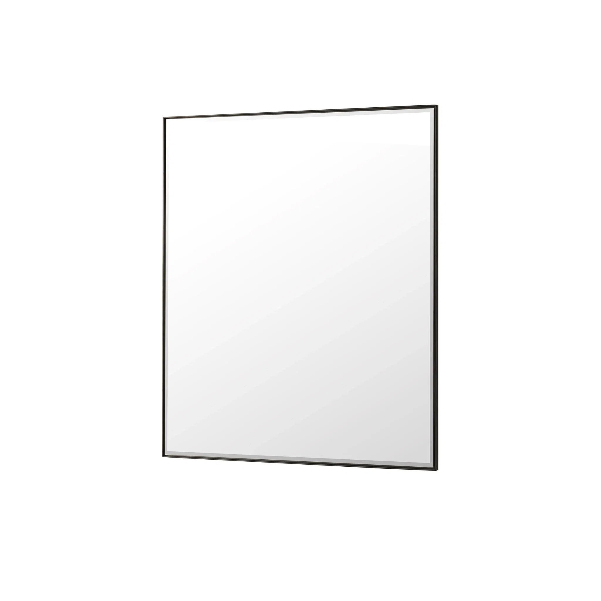 Rohe 36" Rectangular Mirror, Matte Black