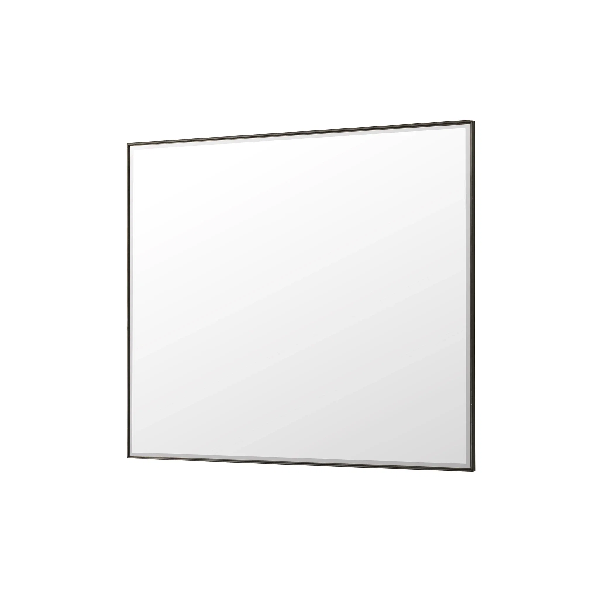 Rohe 48" Rectangular Mirror, Matte Black