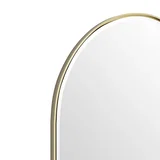 Rohe 24" Arched Mirror, Champagne Brass
