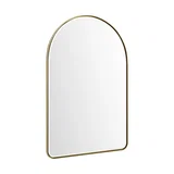 Rohe 24" Arched Mirror, Champagne Brass