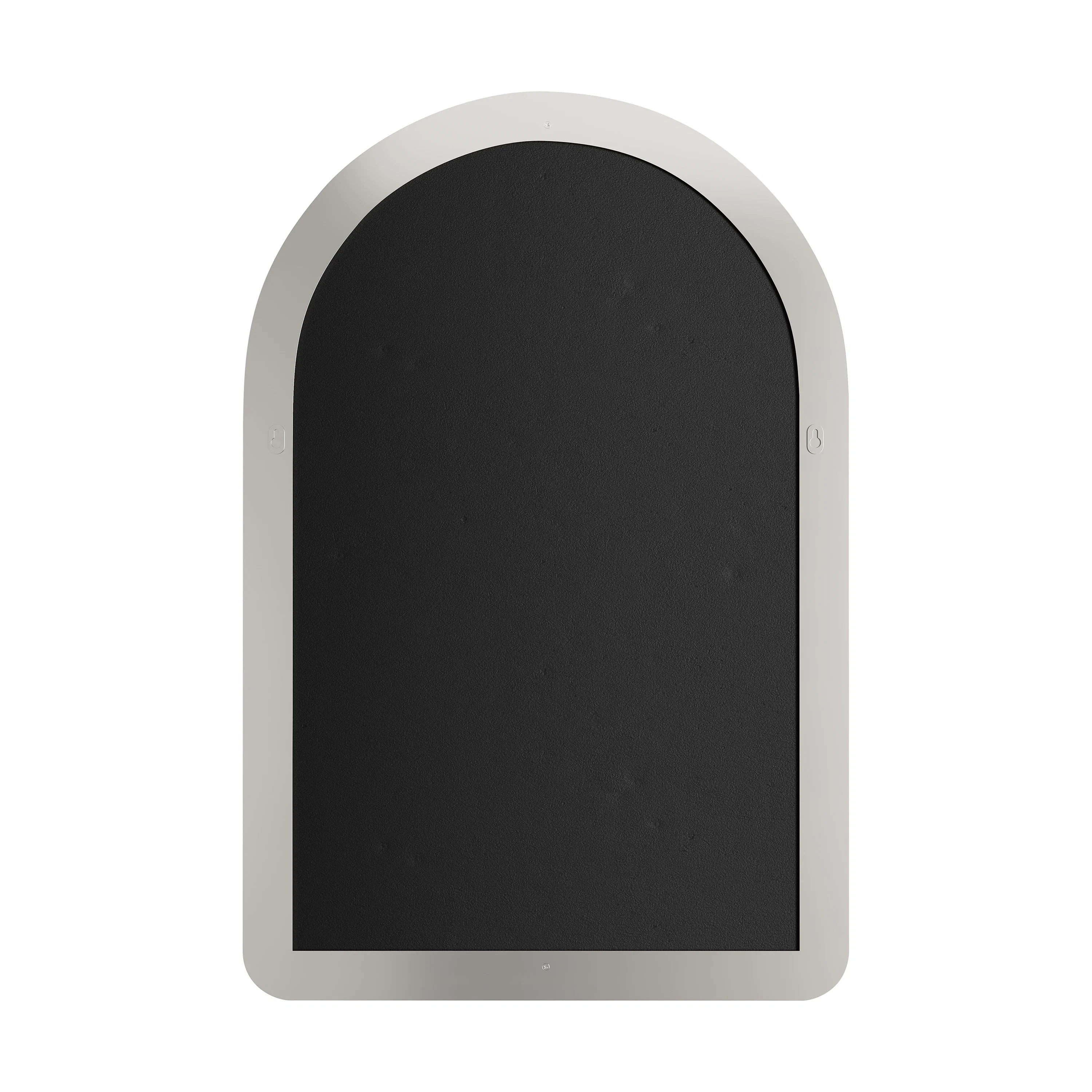 Rohe 24" Arched Mirror, Satin Nickel
